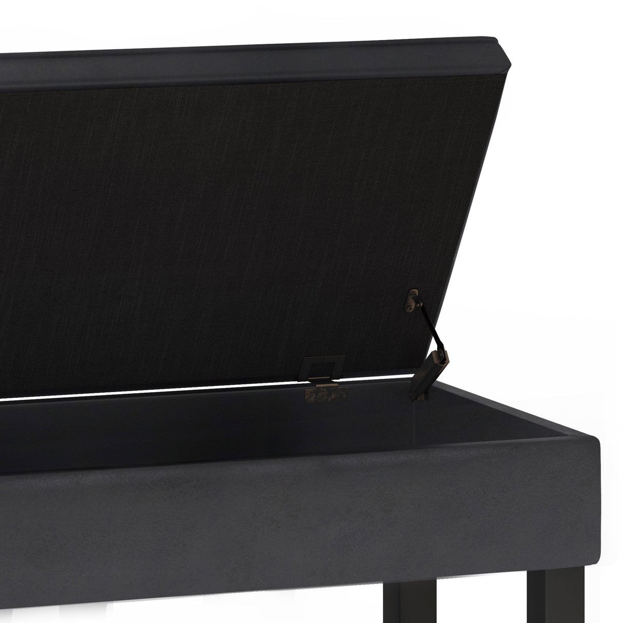 Cosmopolitan - Storage Ottoman Bench With Open Bottom by Couch.com