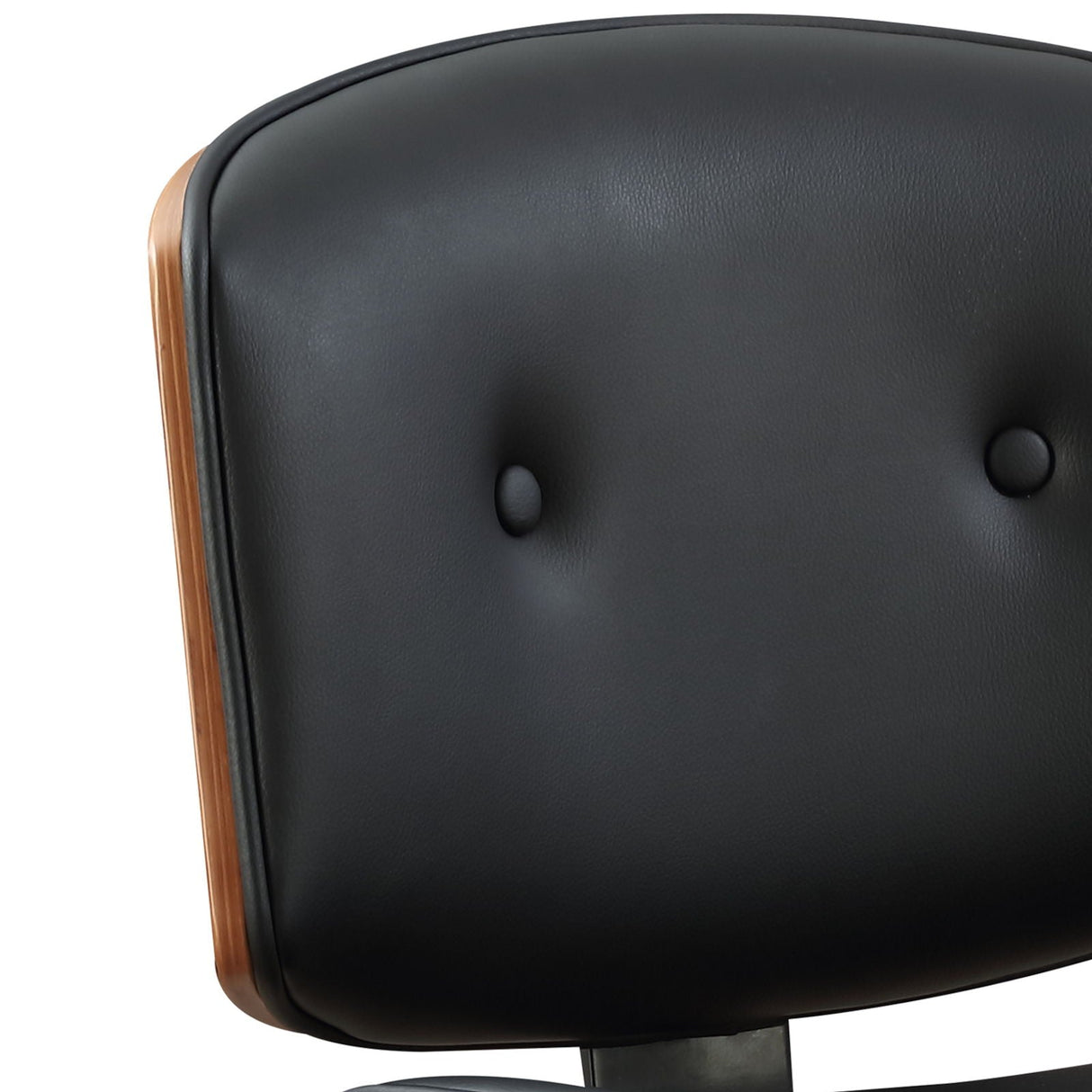 Camila - Synthetic Leather Office Chair - Black by Couch.com