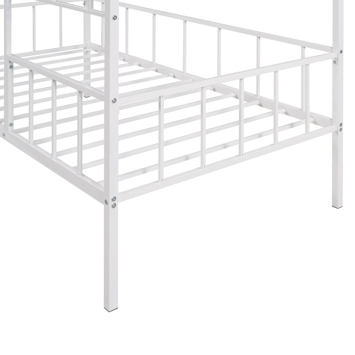 House Bed Frame With Slatted Support, No Box Spring Needed by Couch.com
