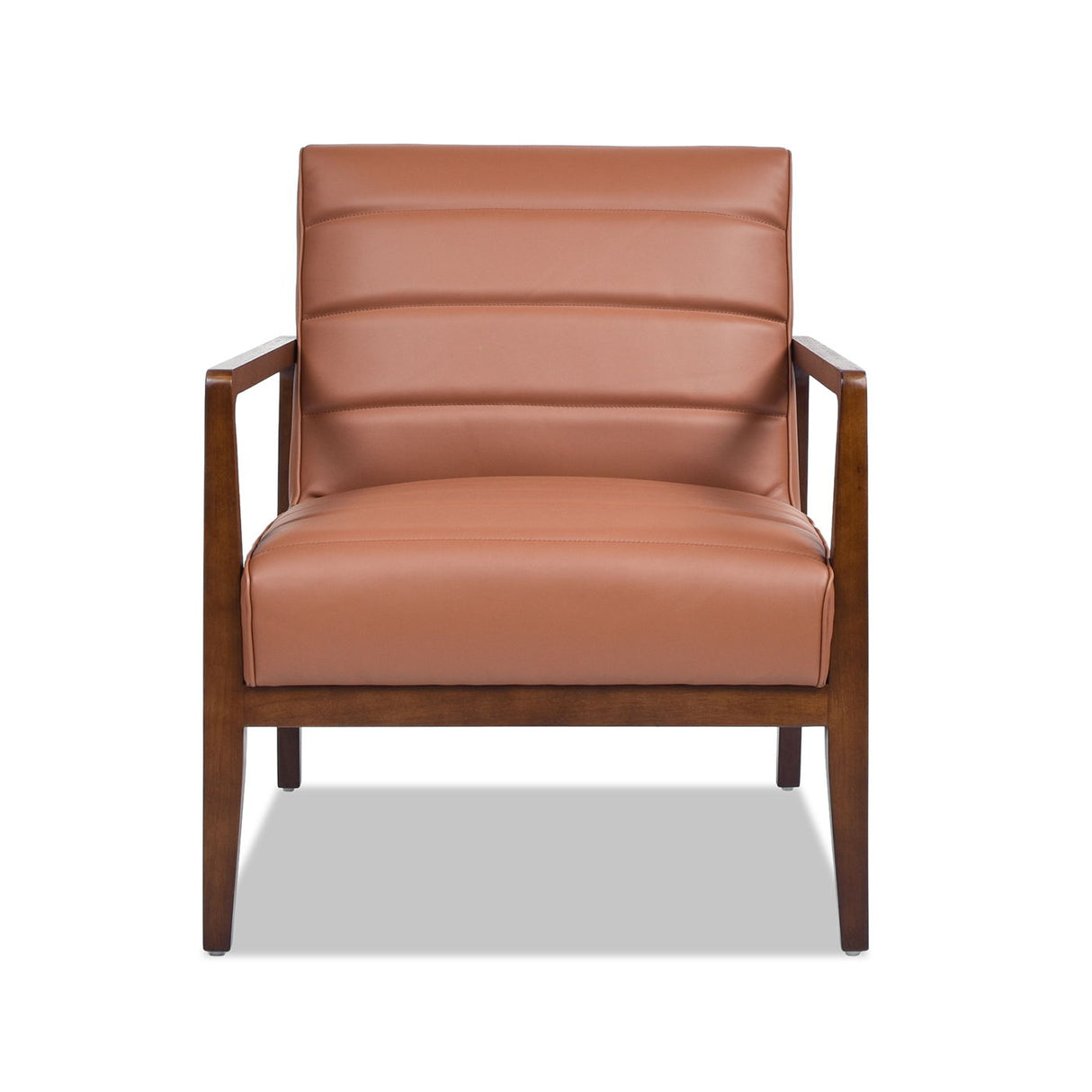 Kenneth - Modern Transitional Lounge Accent Chair - Brown by Couch.com