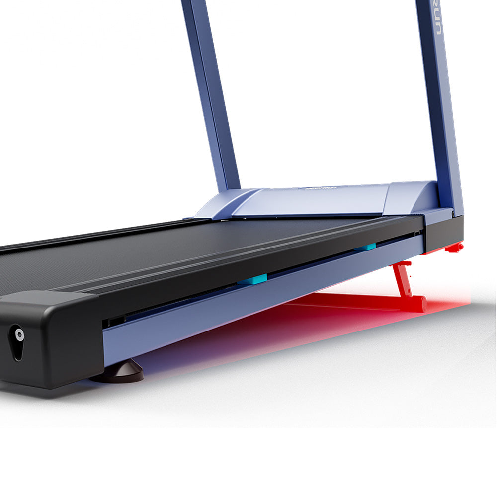 DeerRun A1 Pro Move+ 6% Incline Foldable Treadmill——2025 Upgraded Chip & NFC Support | 350Lbs, 10mph Silver