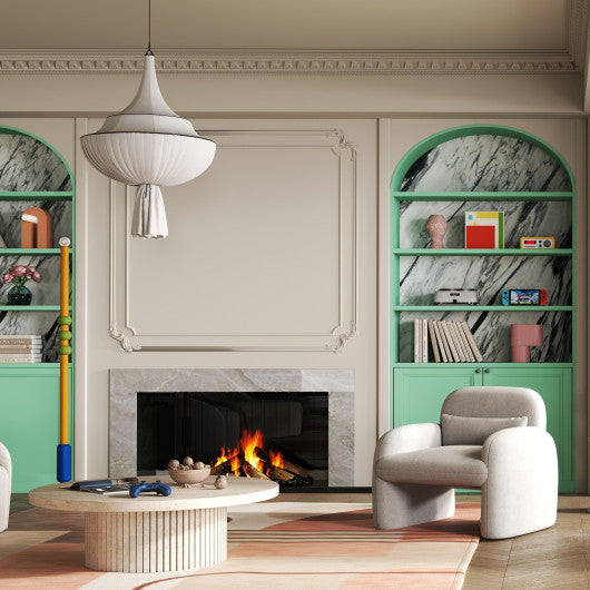 Fitness Room Bundle: Punching Boxing Set + 3 in 1 Folding Treadmill + 3 Pieces Kettlebell Weight Set + 4-Panel Folding Gymnastics Mat + Accent Chair