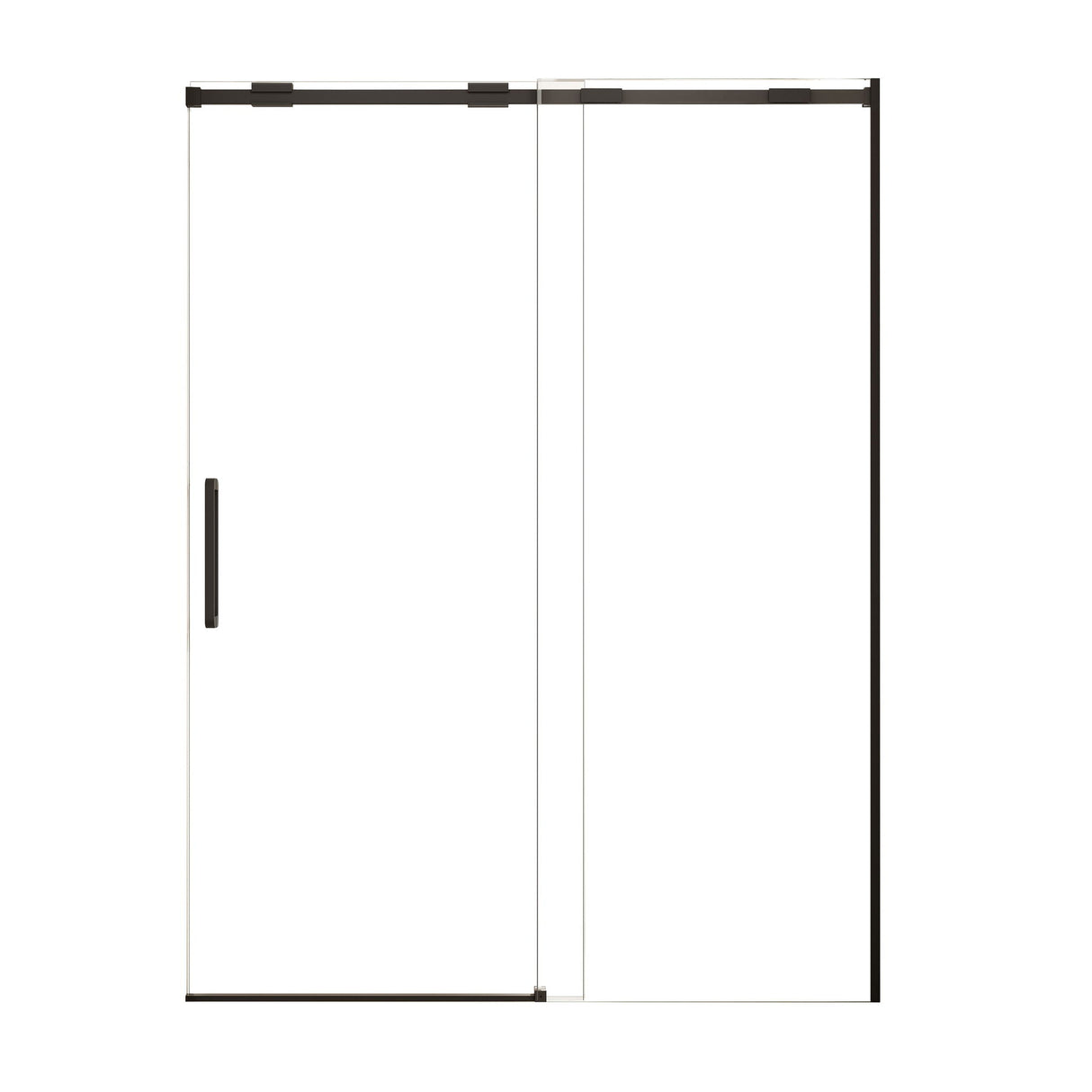 Semi-Frame Single Sliding Shower Door With Clear Tempered Glass by Couch.com