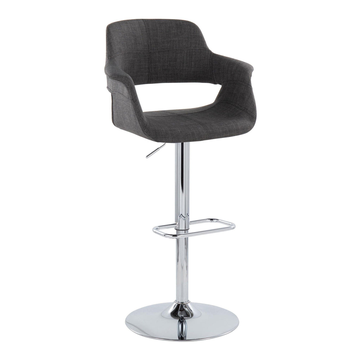 Vintage Flair - Mid Century Modern Adjustable Barstool (Set of 2) by Couch.com