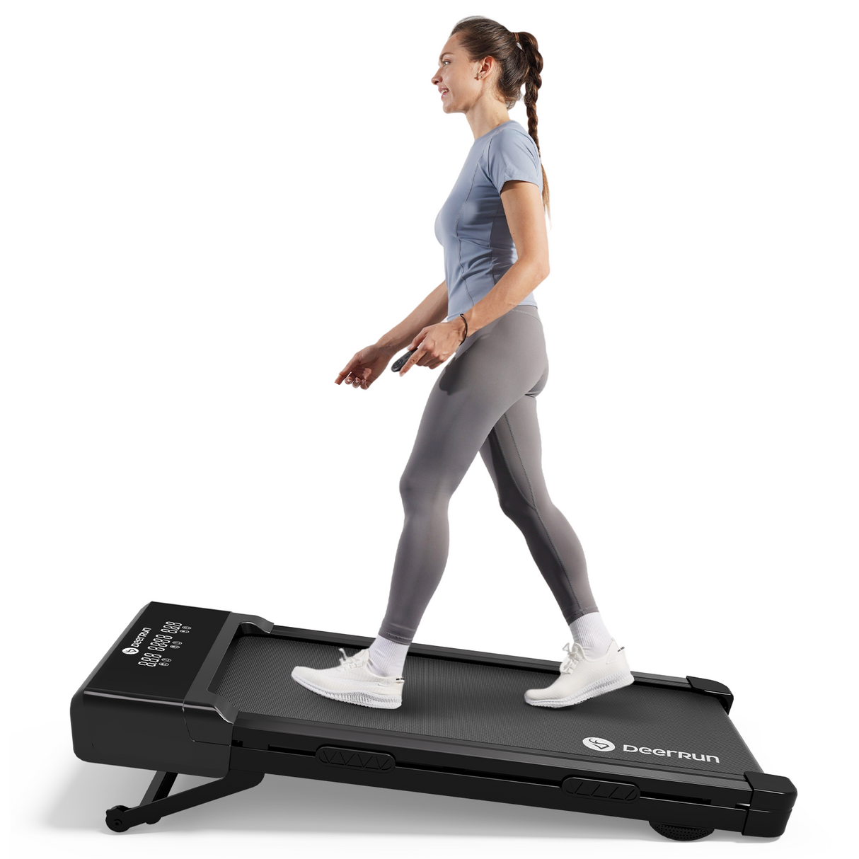 DeerRun Z10 12% Auto Incline Smart Walking Pad Treadmill with remote control