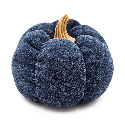 Pumpkin Ornament Decor For Holiday Harvest Festival Fall Festival & Thanksgiving (Set of 3) - Blue by Couch.com