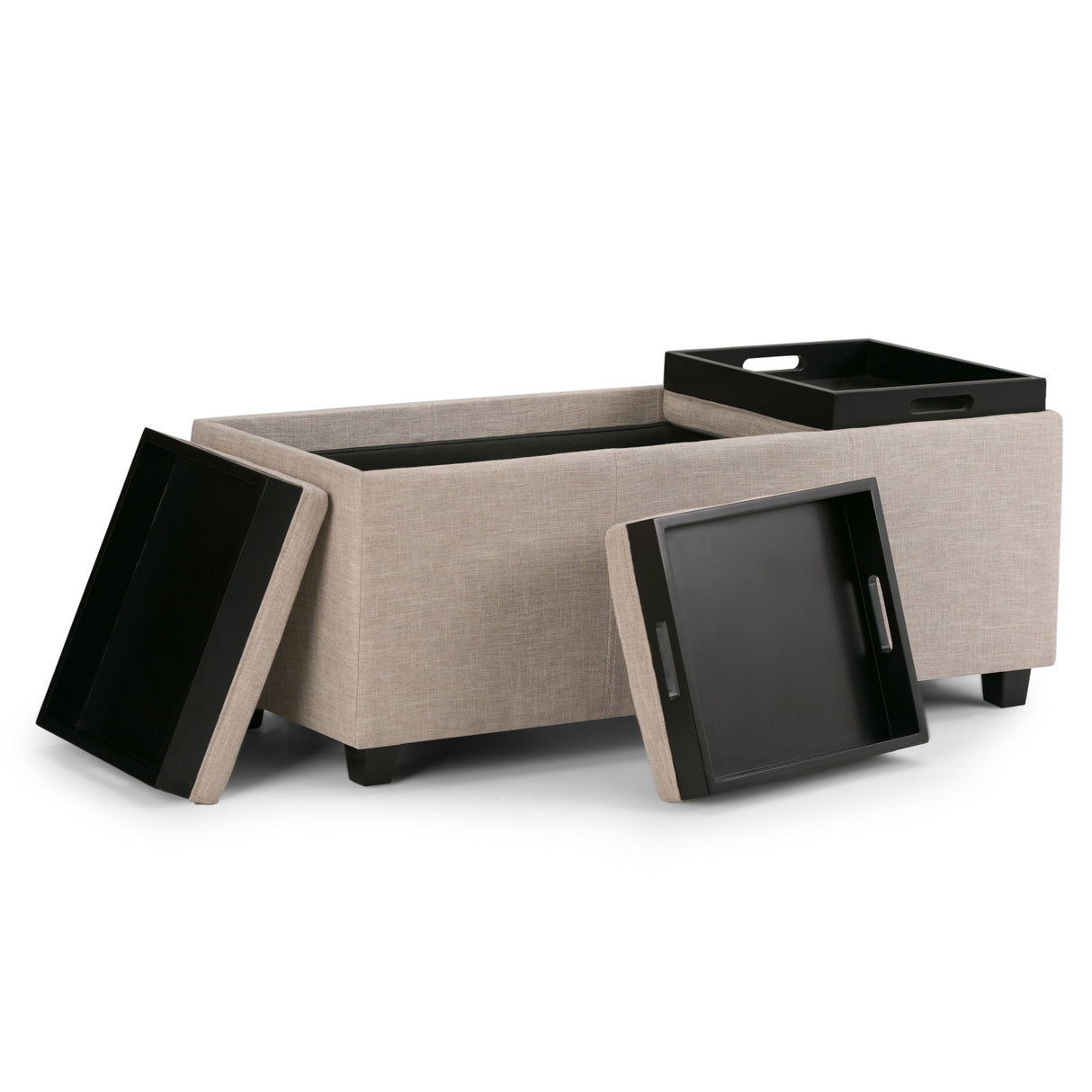 Avalon - Upholstered Storage Ottoman by Couch.com