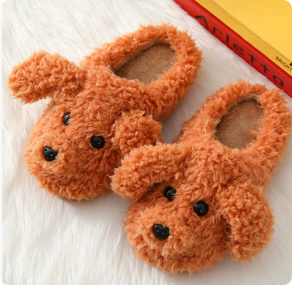 Couples Winter Pack Heel Cotton Shoes Women's Mens Slipper Winter Shoes New Fashion Casual Fur Plush Slides Winter Slippers For Women House Slippers Fluffy Soft Comfy Fuzzy Slippers Faux Fur Plush Anti-Skid Slippers