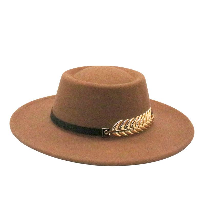 Autumn Winter Women Men Vintage Fedora Women's Foldable Short Brim Floppy Hat Gentleman Elegant Warm Hats Lady Party Luxury Caps Classic Summer Beach Sun Hat
