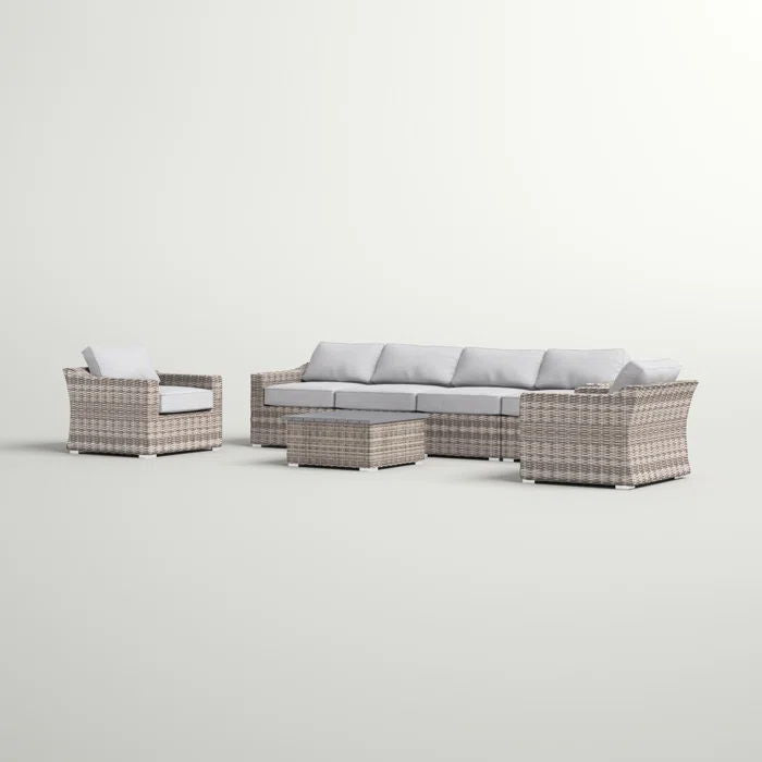 Stylish Sofa Seating Group With Cushions Perfect For Outdoor Gatherings by Couch.com