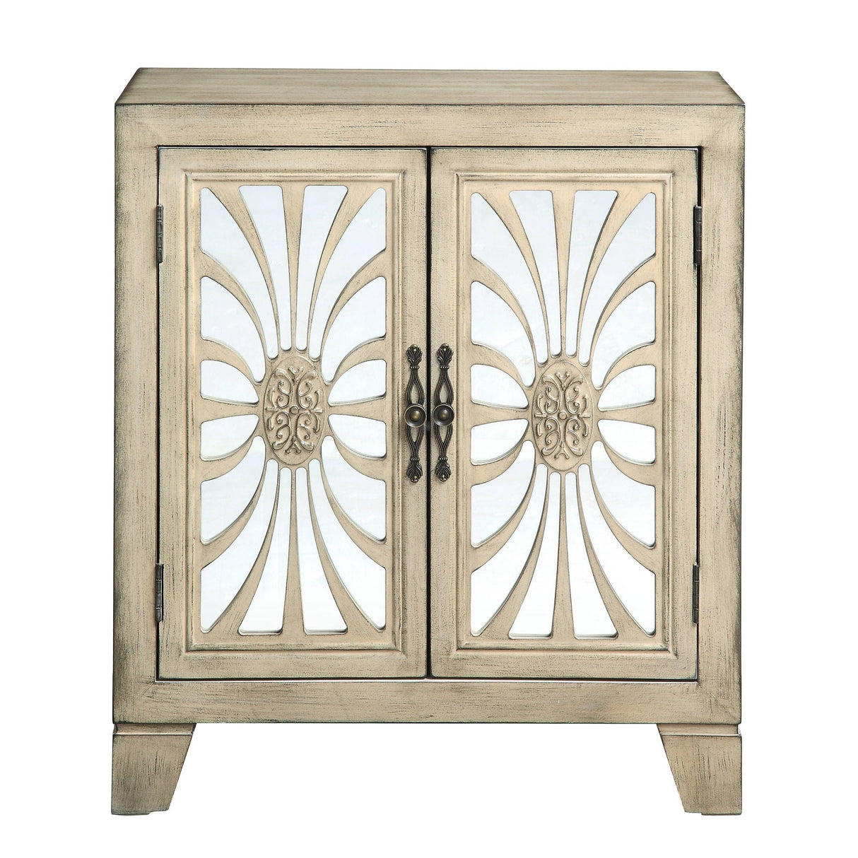 Nalani Console Cabinet - Antique White
