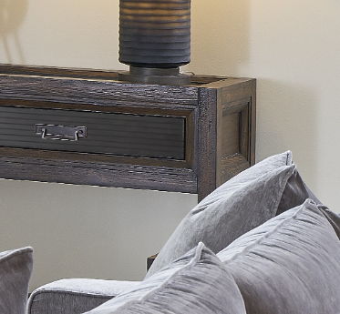 Branson - 2 Drawer Sofa Table, Two Tone - Brown by Couch.com