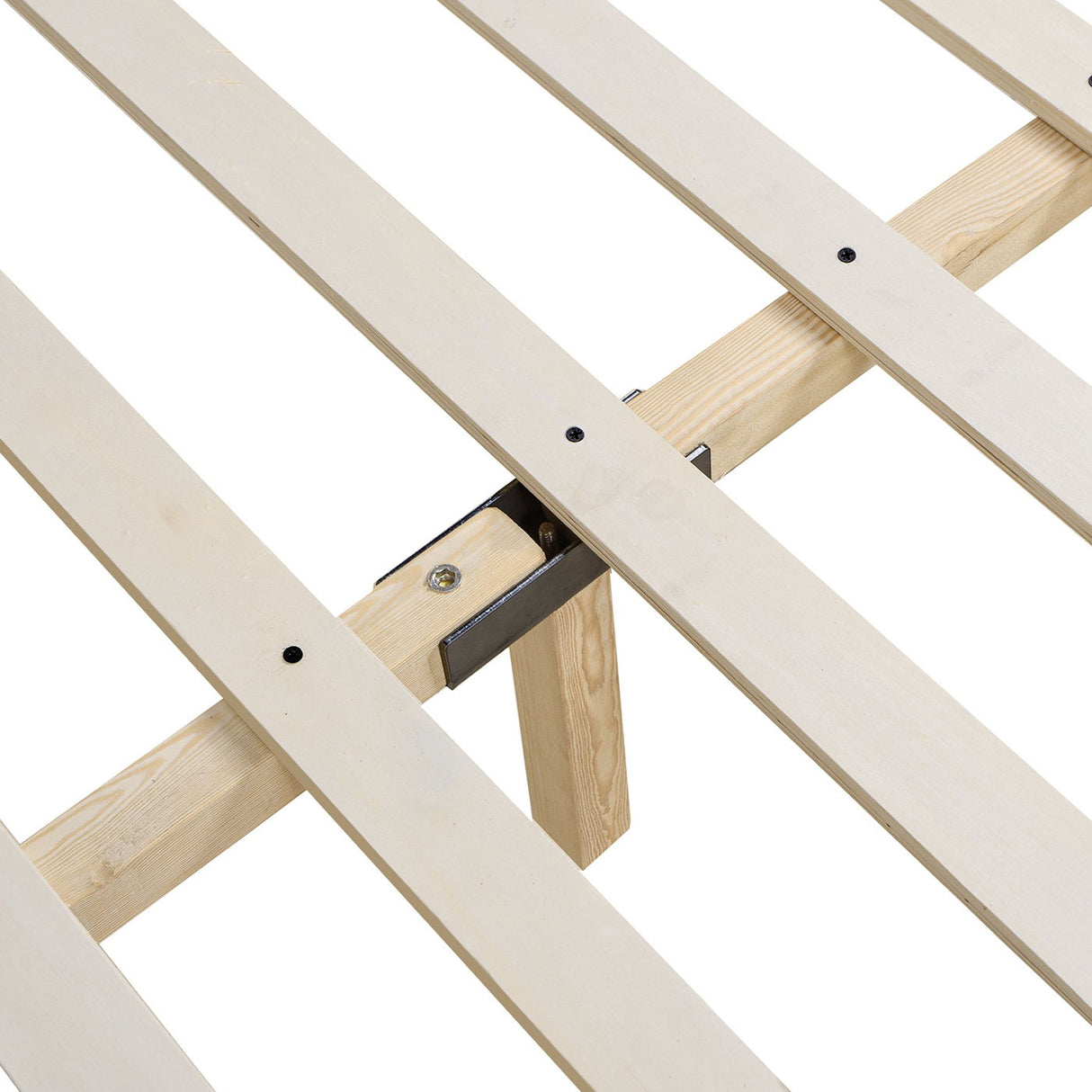 Fontana - Handcrafted Wingback Upholstered Platform Bed Frame by Couch.com