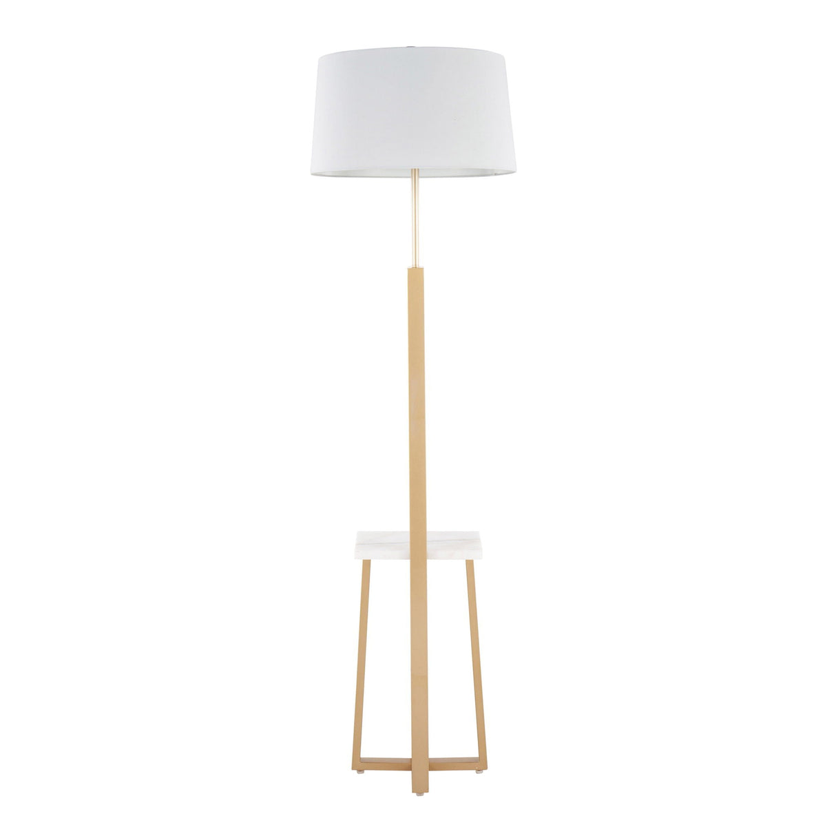 Cosmo - Shelf Contemporary / Glam Floor Lamp by Couch.com
