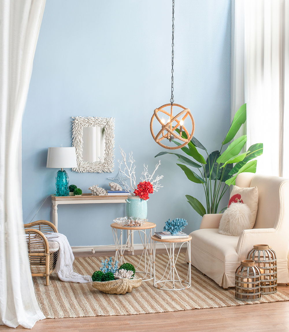 3 Light Farmhouse Chandelier, Rope Chandelier Globe Hanging Light Fixture With With Adjustable Chain For Kitchen, Bulb Not Included - Beige Brown by Couch.com