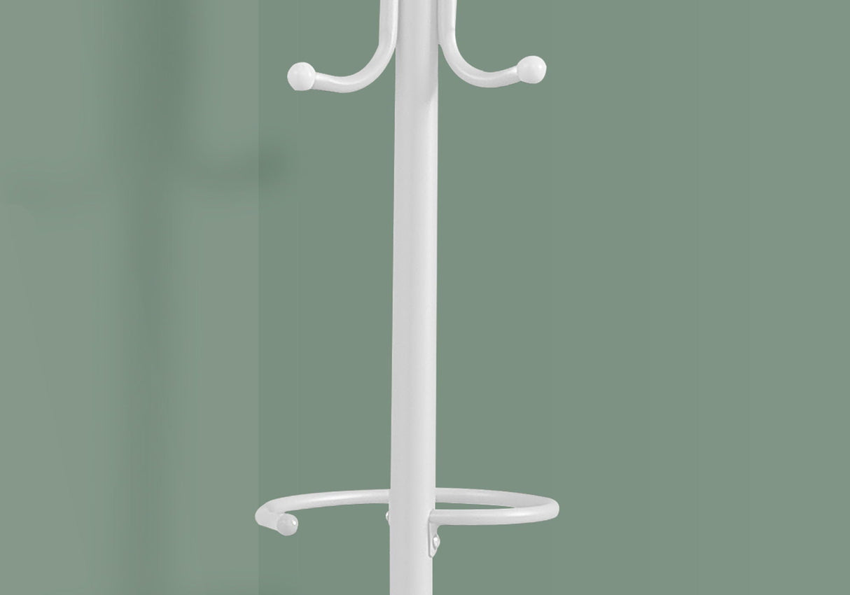 Coat Rack, Hall Tree, Free Standing, Hanging Bar, 6 Hooks, Entryway, Contemporary & Modern by Couch.com
