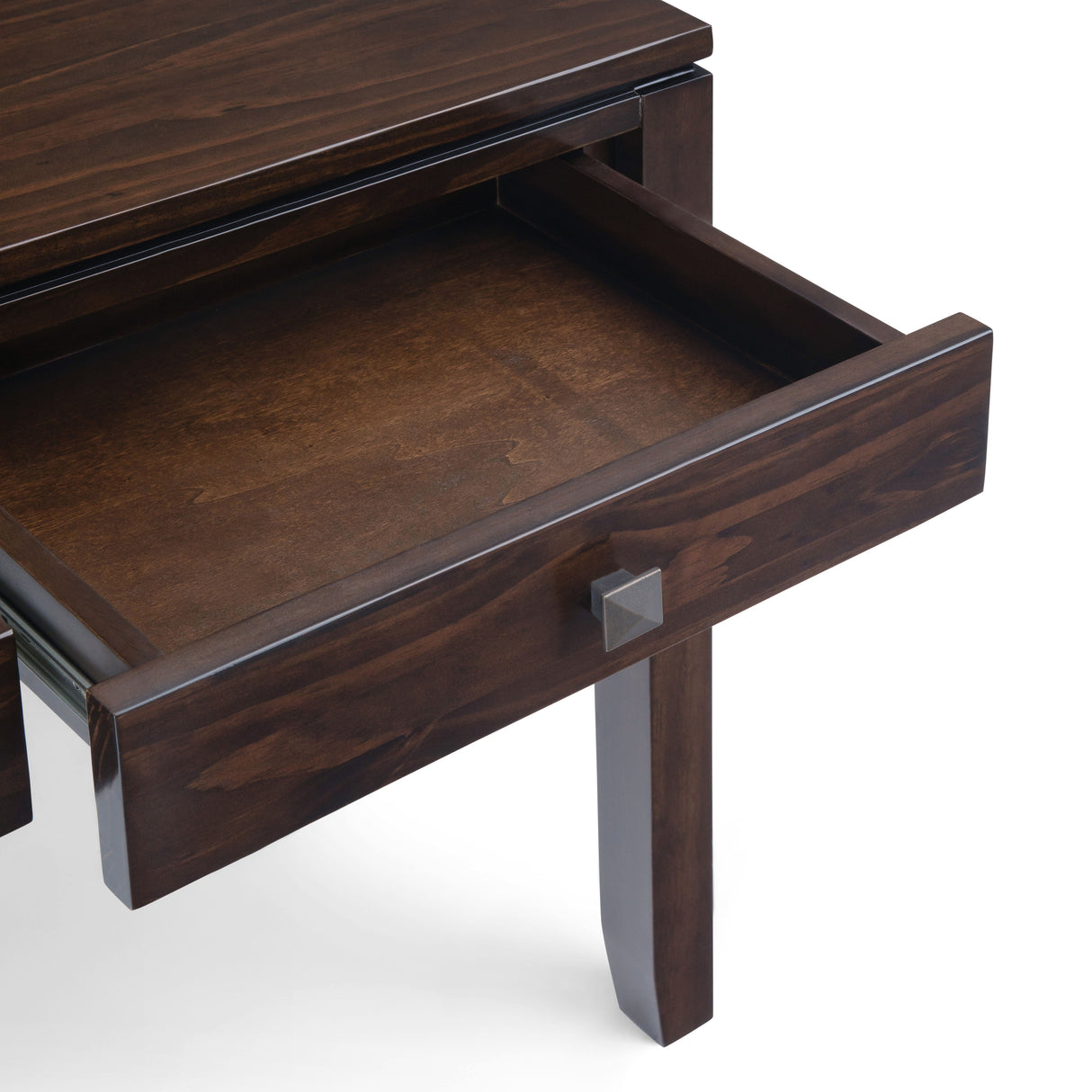 Cosmopolitan - Wide Console Sofa Table - Mahogany Brown by Couch.com