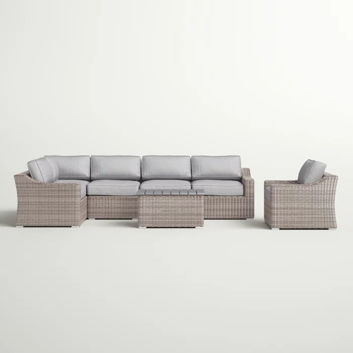 Stylish Sofa Seating Group With Cushions Perfect For Outdoor Gatherings by Couch.com
