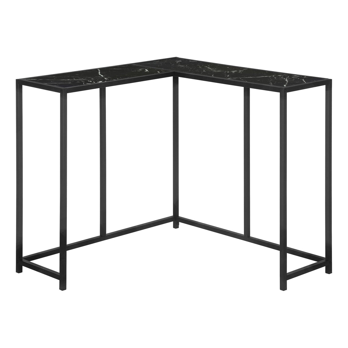 Corner Accent Console Table For Entryway, Unique L-Shaped Design by Couch.com