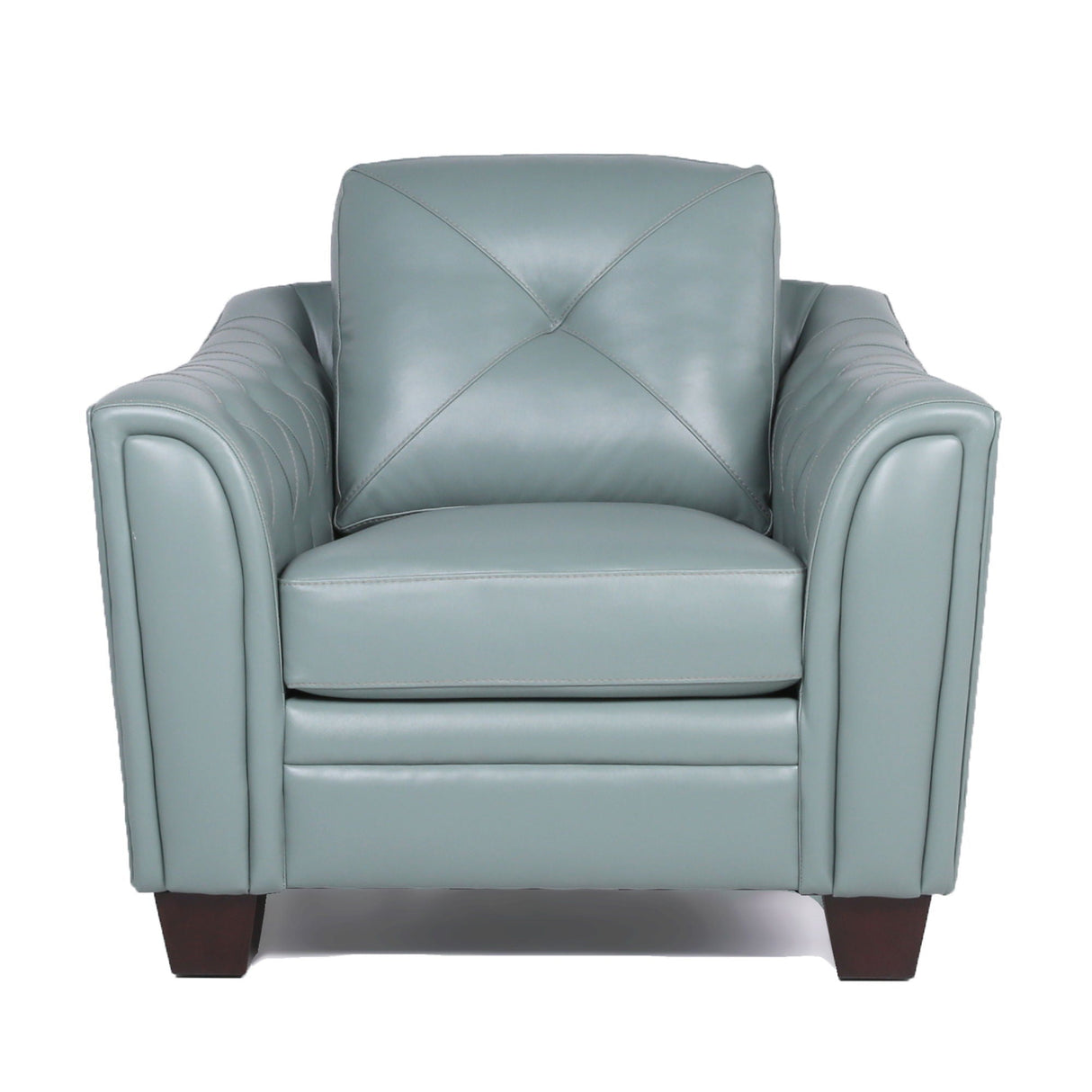 Modern Tufted Leather Chair by Couch.com