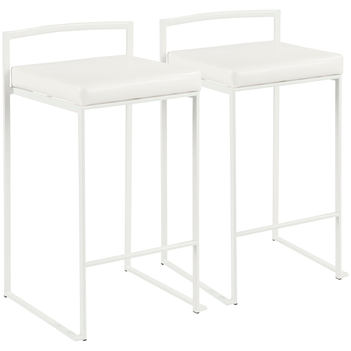 Fuji - Simple Elegance, Contemporary Stackable Counter Stool by Couch.com