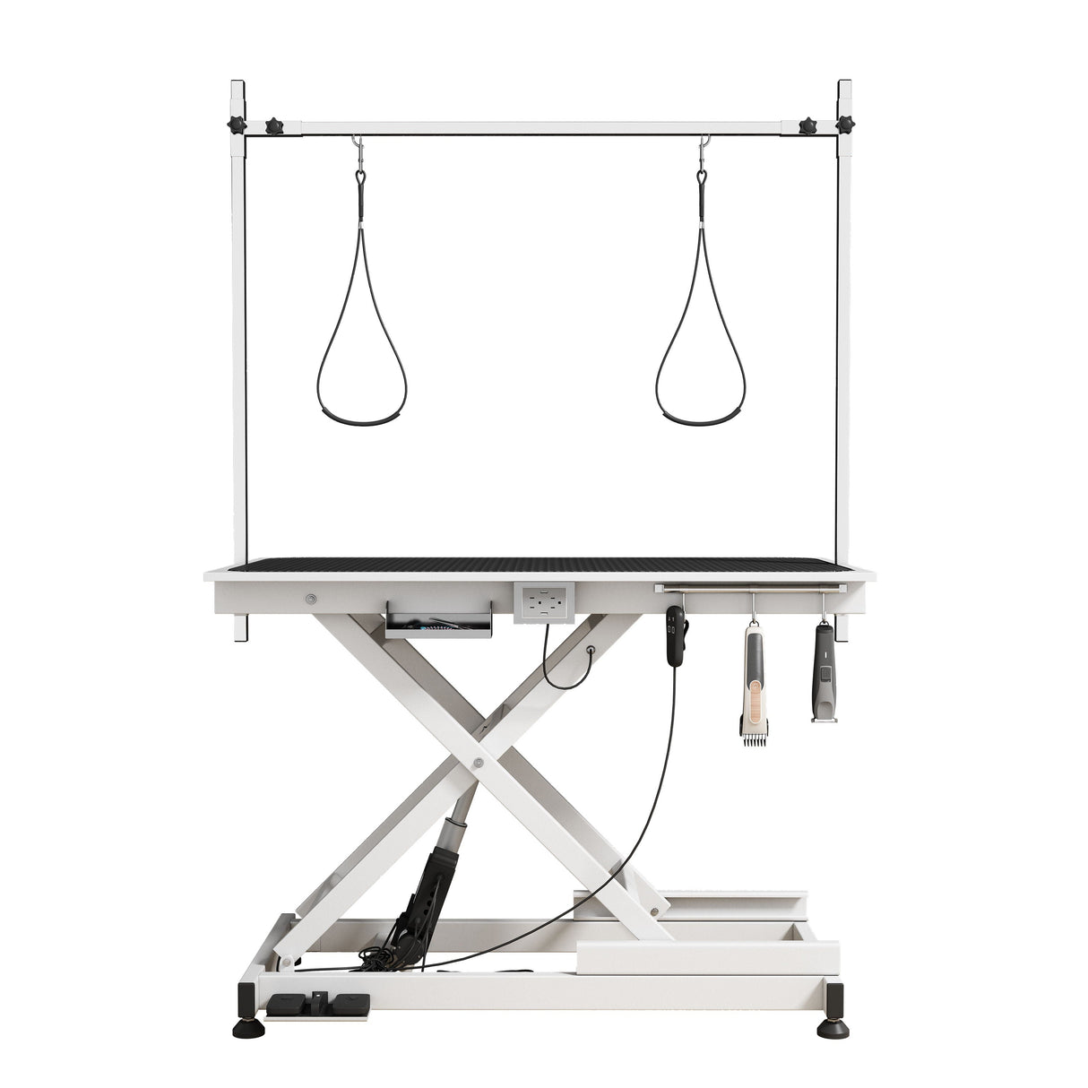 Super Deluxe Electric Pet Grooming Table, 110V / 220V Professional Groomer Recommend Adjustable Height by Couch.com