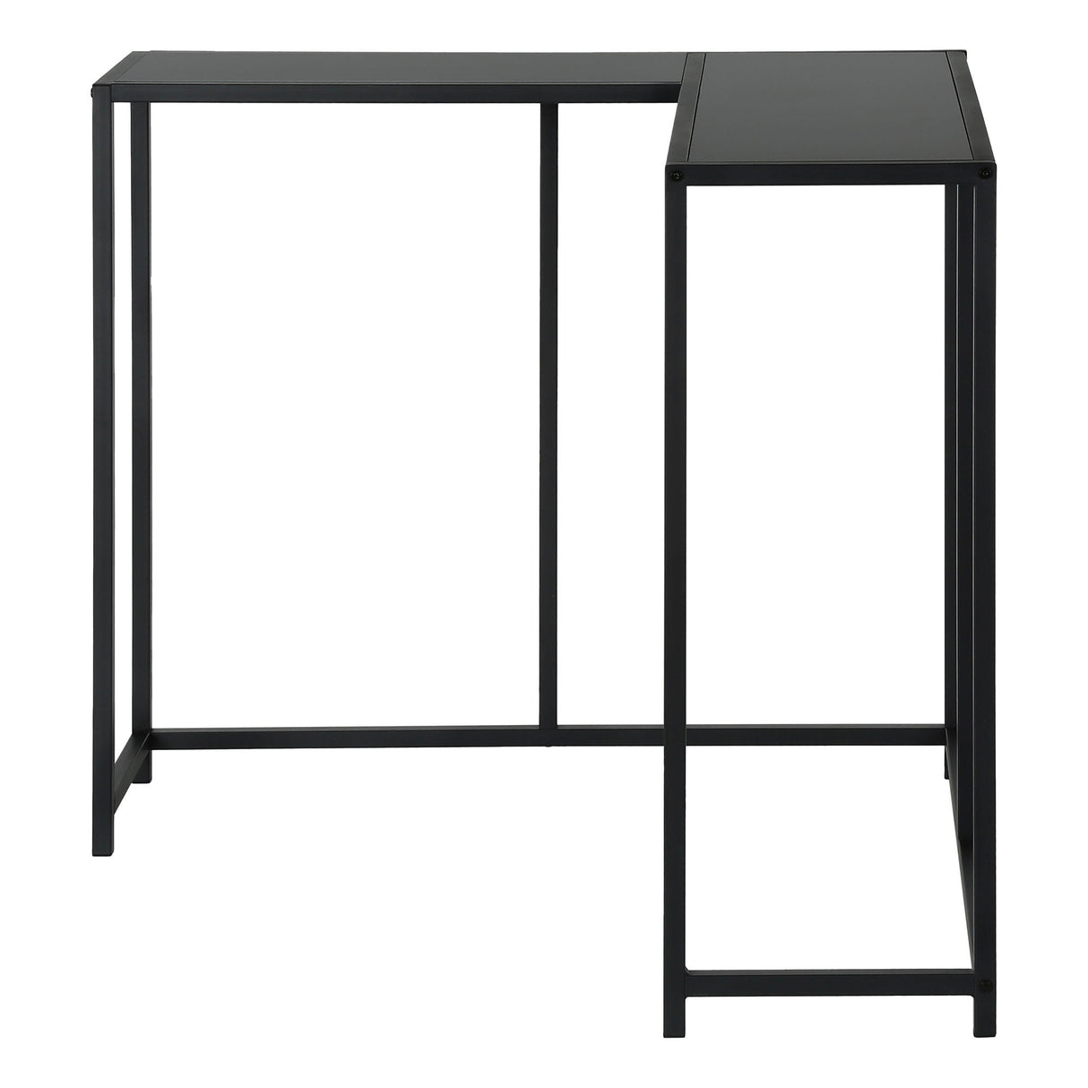 Corner Accent Console Table For Entryway, Contemporary & Modern - Black by Couch.com