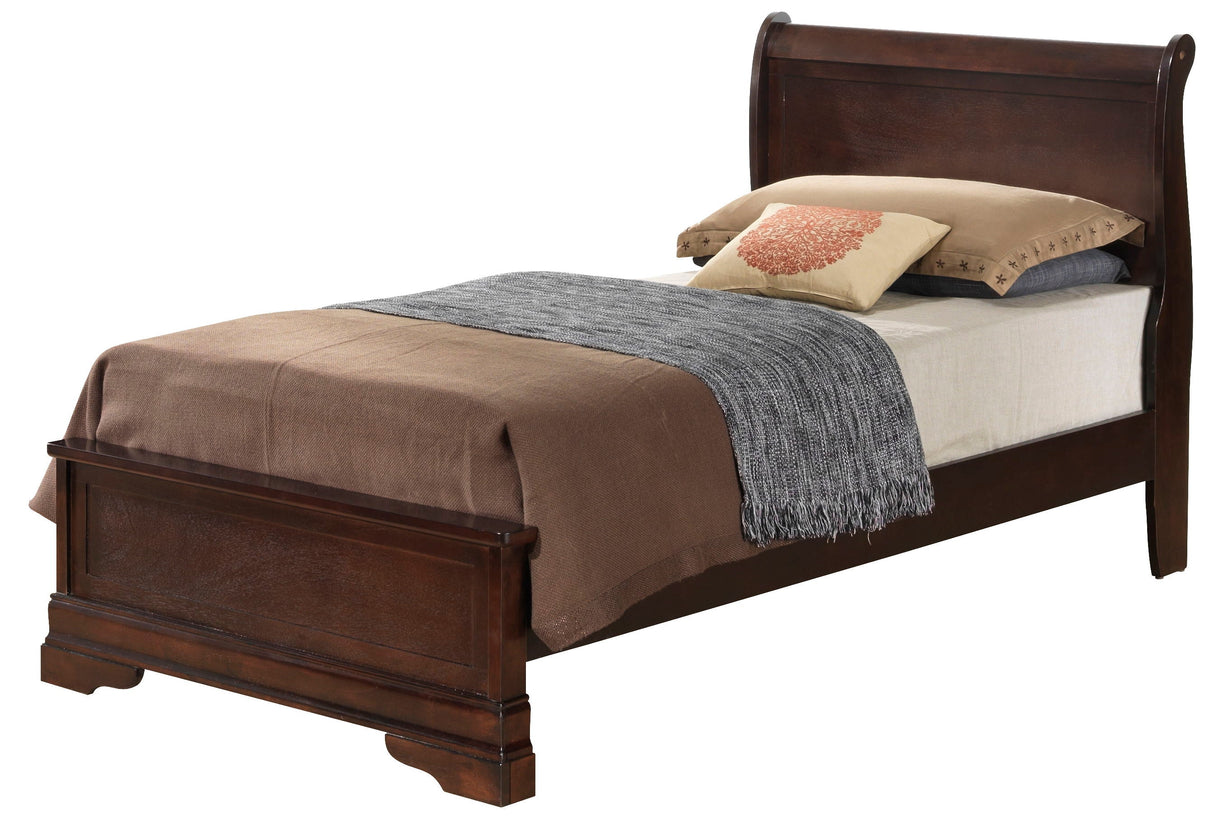 Sleigh Bed With Low Footboard by Couch.com