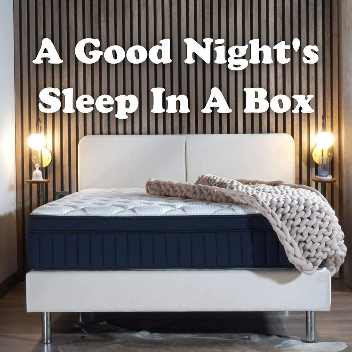 Tranquility 12" Medium Pillow-Top Memory Foam Edge Support Pocket Spring Premium Hybrid Mattress by Couch.com