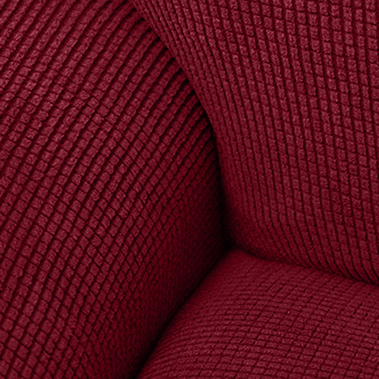 Polar Fleece Recliner Chair Cover, 4-Piece Soft Plush Slipcover with Pocket for Reclining Chairs