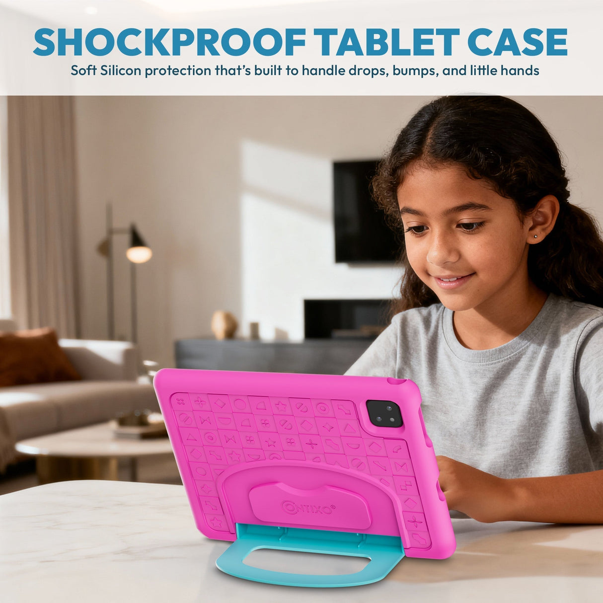 Contixo A10 | 10" Kids Tablet, 2026 Model, Epic! and Lingokids, 64GB