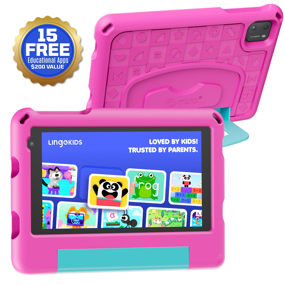 Contixo A7 | 7" Kids Tablet, 2026 Model, Epic! and Lingokids, 32GB by Contixo