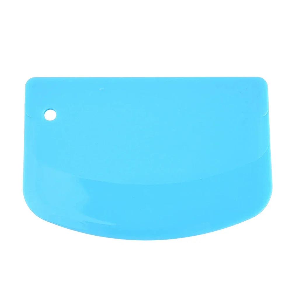 Silicone Dough Scraper Cake Cream Baking Tool Multiple Colors
