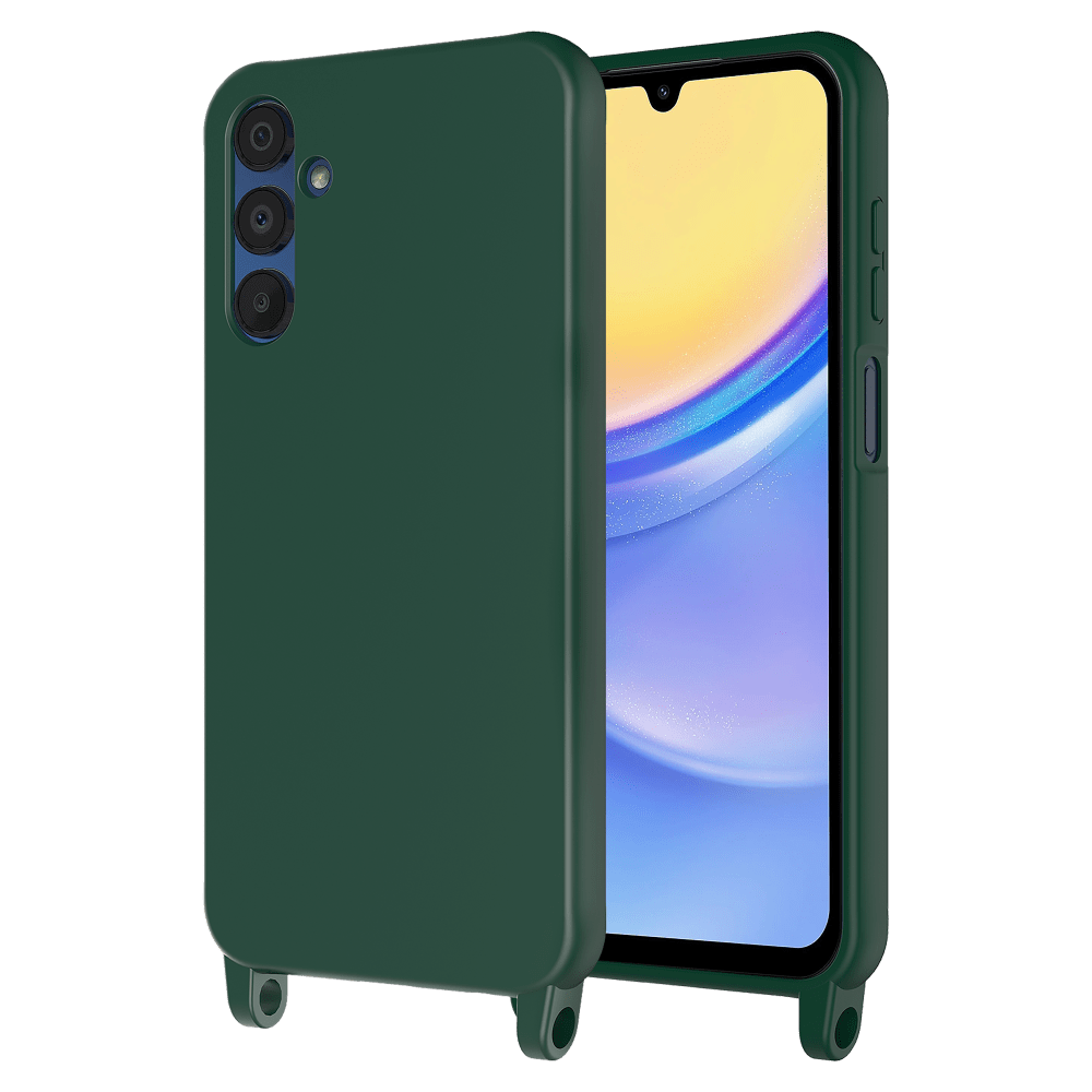 AMPD Real Feel TPU Crossbody Strap Case for Samsung Galaxy A15 5G by AMPD