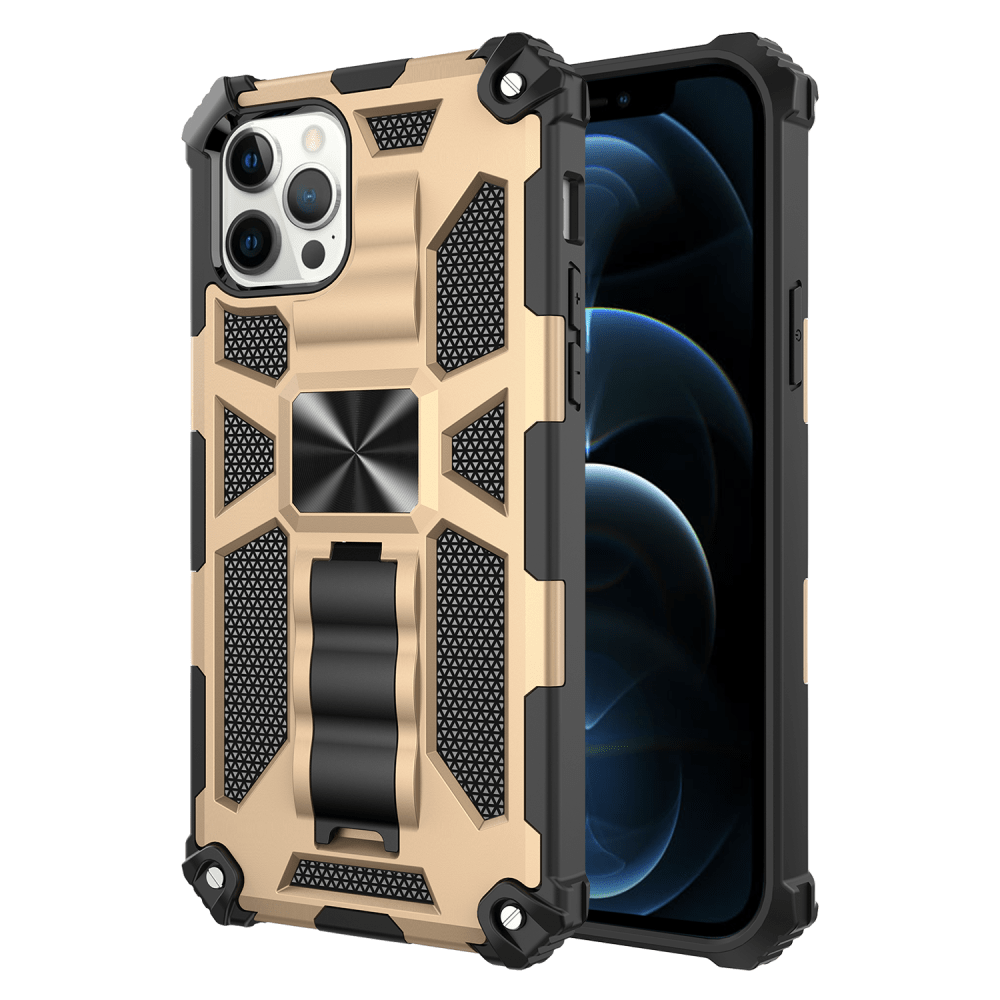 AMPD SpiderKick Dual Layer Case for Apple iPhone 12 Gold by AMPD