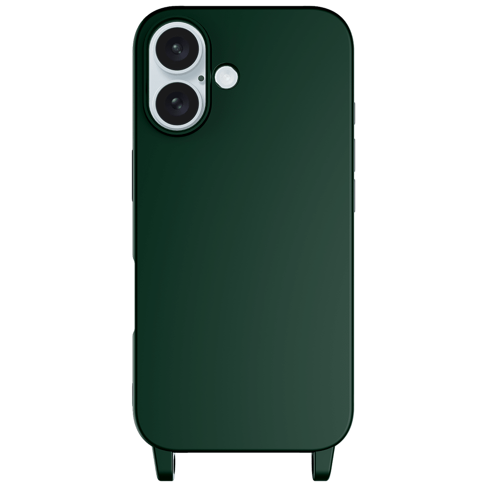 AMPD Real Feel TPU Crossbody Strap Case for Apple iPhone 16 by AMPD