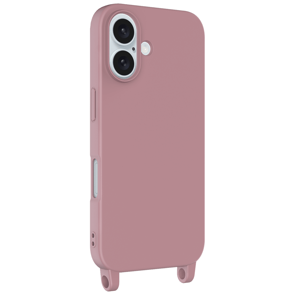 AMPD Real Feel TPU Crossbody Strap Case for Apple iPhone 16 by AMPD