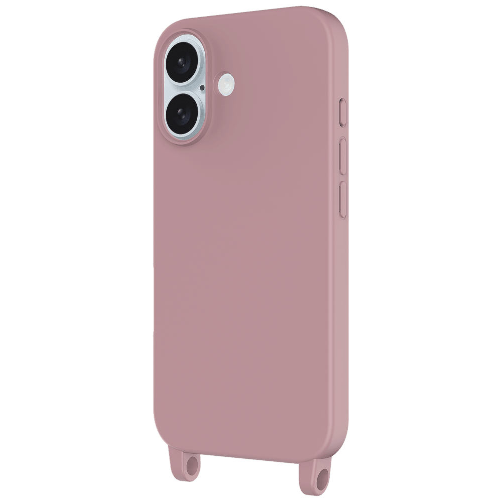 AMPD Real Feel TPU Crossbody Strap Case for Apple iPhone 16 by AMPD