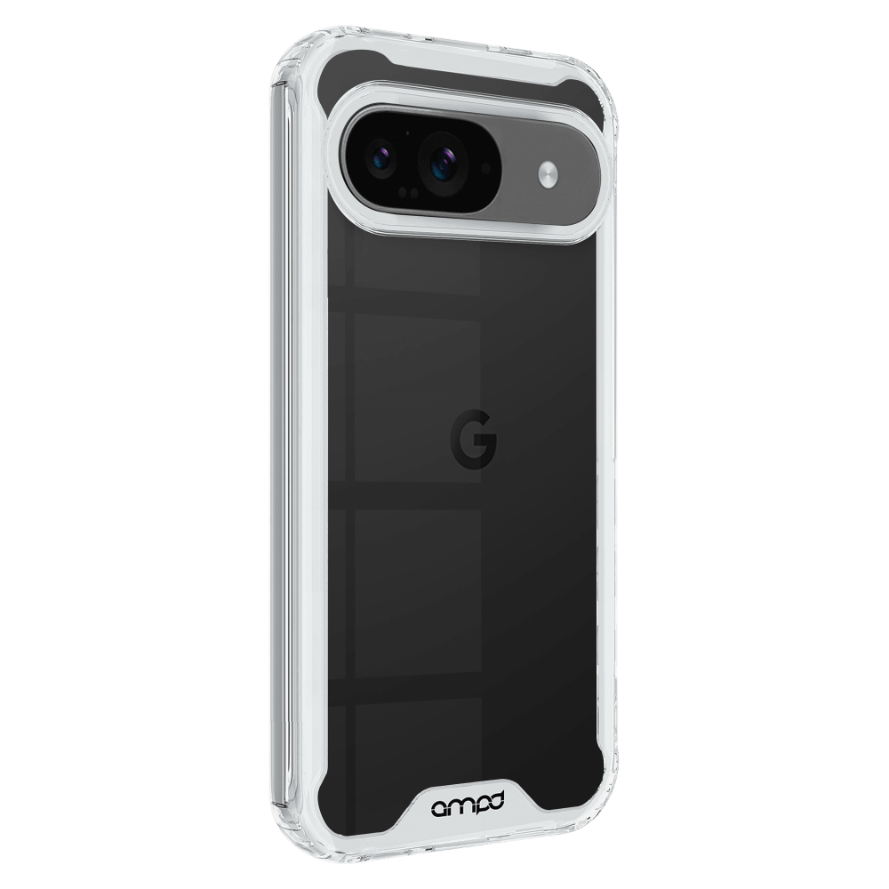 AMPD TPU / Acrylic Crystal Clear Case for Google Pixel 9 / Pixel 9 Pro by AMPD