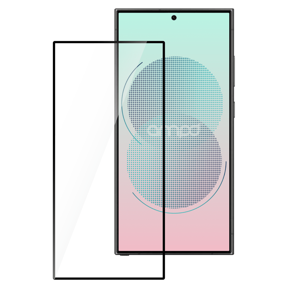 AMPD 3D Full Faced Impact Flex Glass Screen Protector for Samsung Galaxy S 2025 Large by AMPD