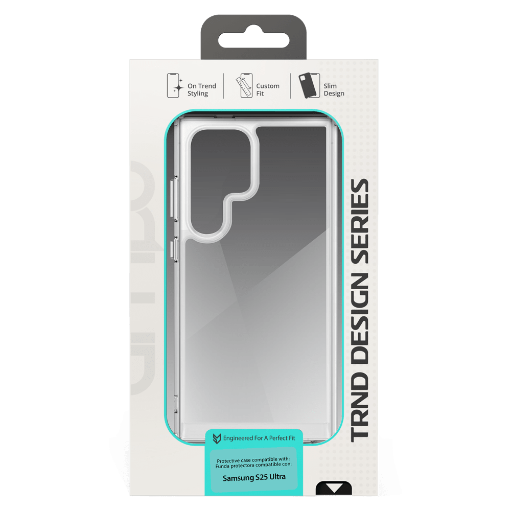 AMPD TPU / Acrylic Crystal Clear Case with Mag Ring for Samsung Galaxy S 2025 Large by AMPD