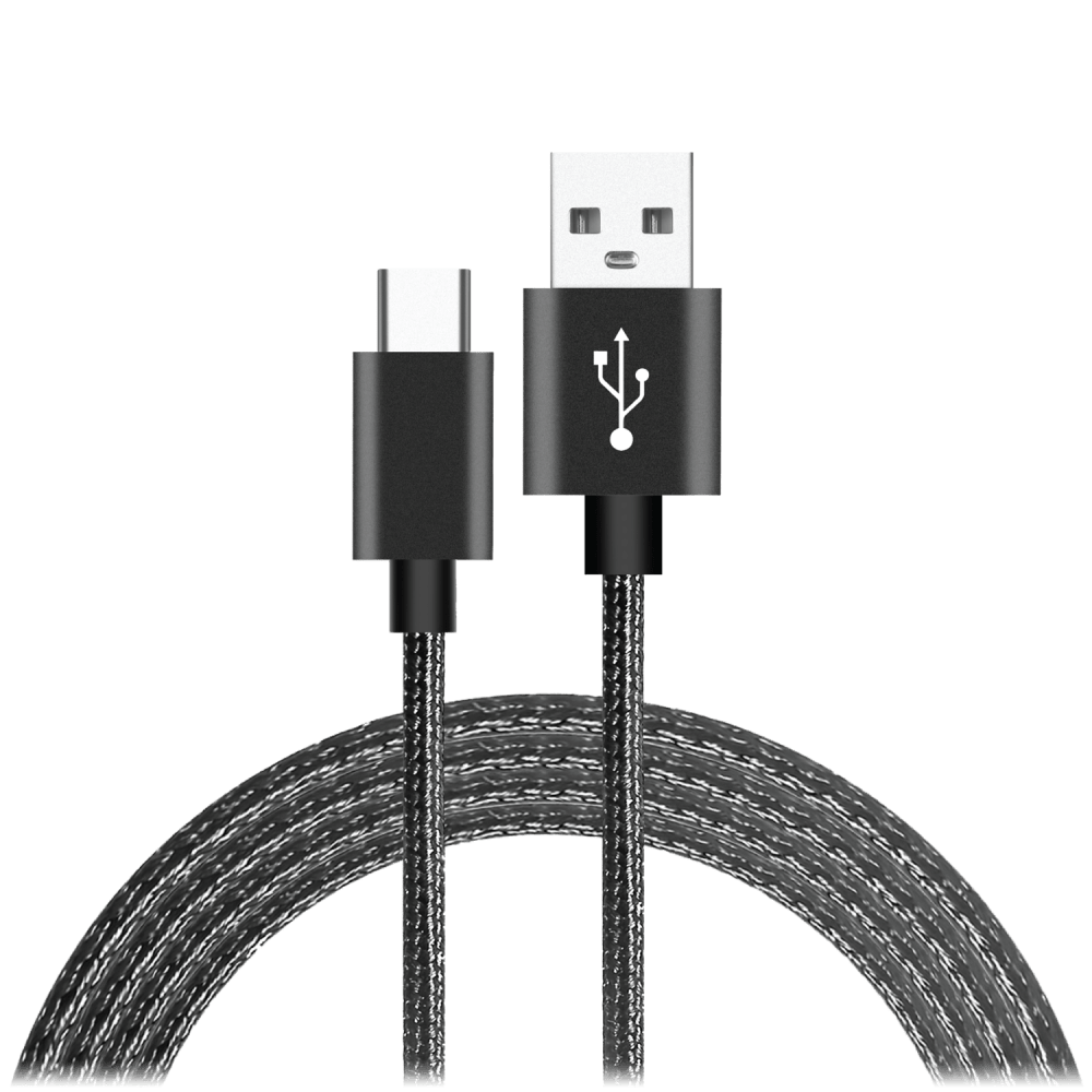 AMPD Volt Plus USB A to Type C Braided Cable 6ft by AMPD