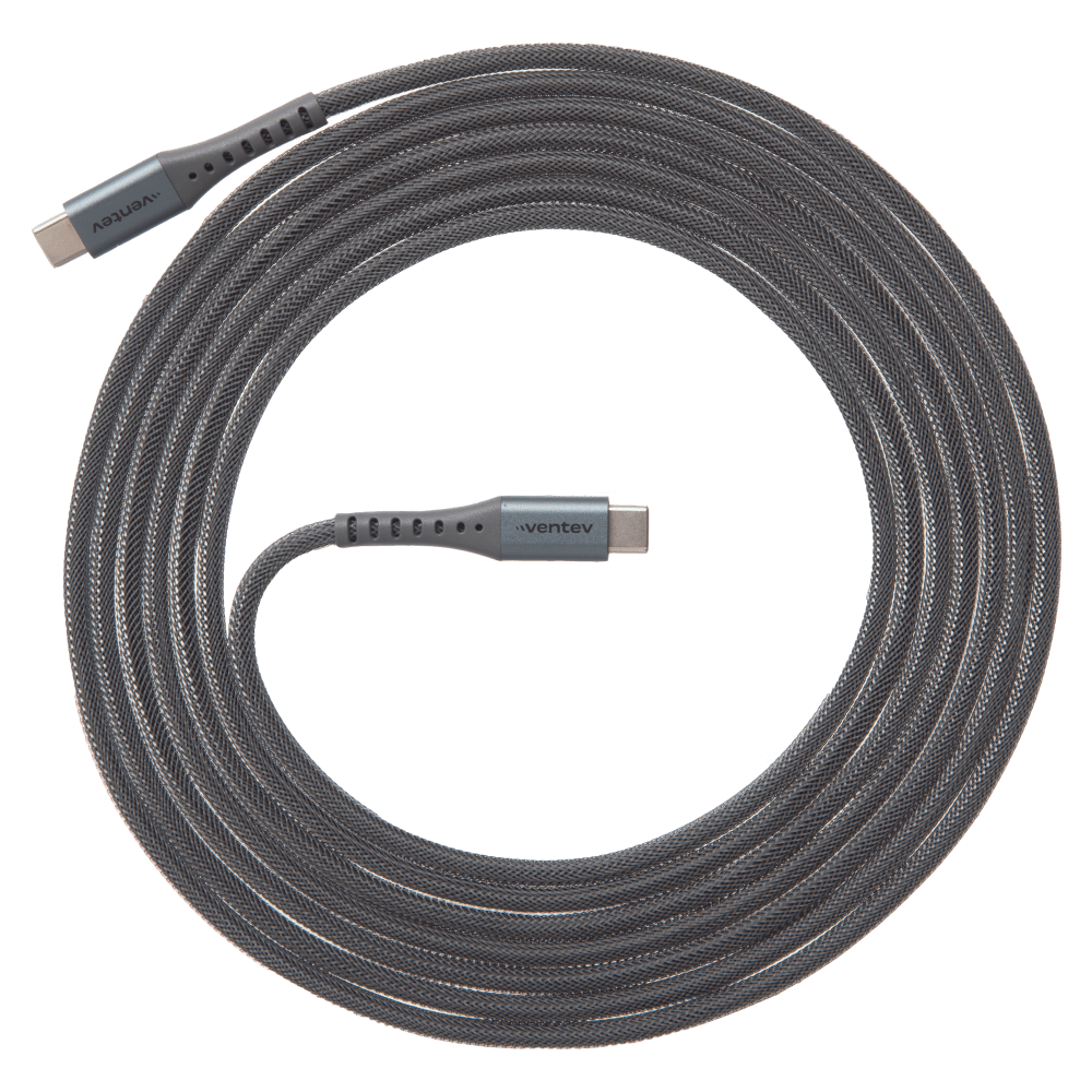 Ventev Alloy USB C to USB C High Speed Ultradurable Cable 10ft by Ventev