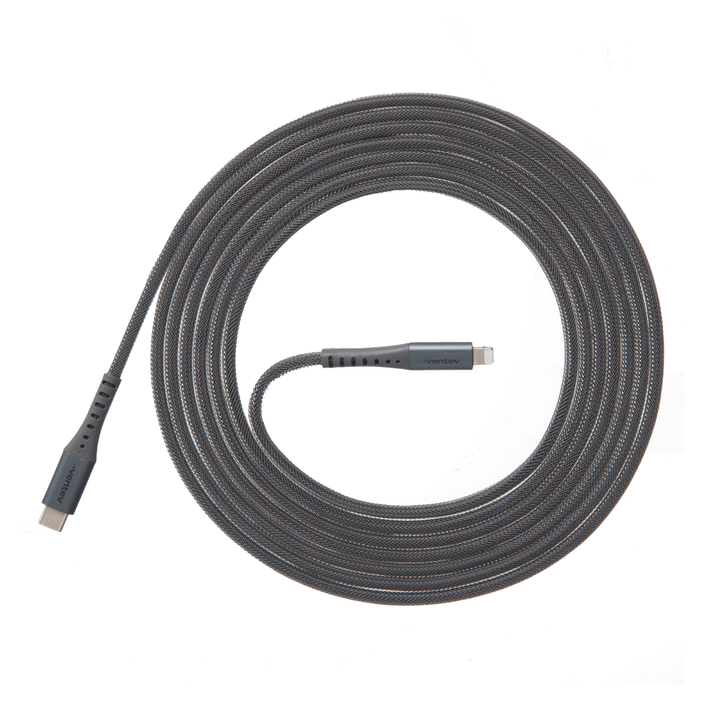Ventev Alloy USB C to Apple Lightning High Speed Ultradurable Cable 10ft by Ventev