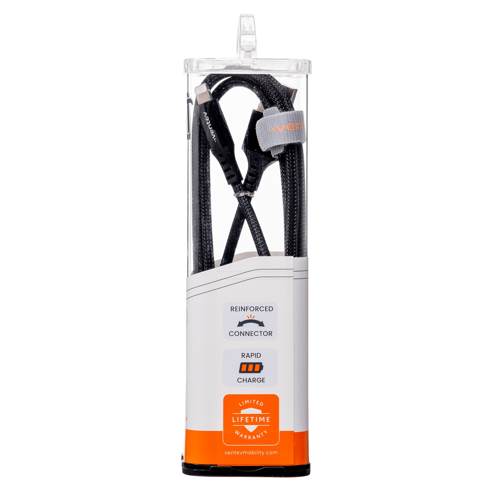 Ventev chargesync alloy USB A to Apple Lightning Cable 4ft by Ventev