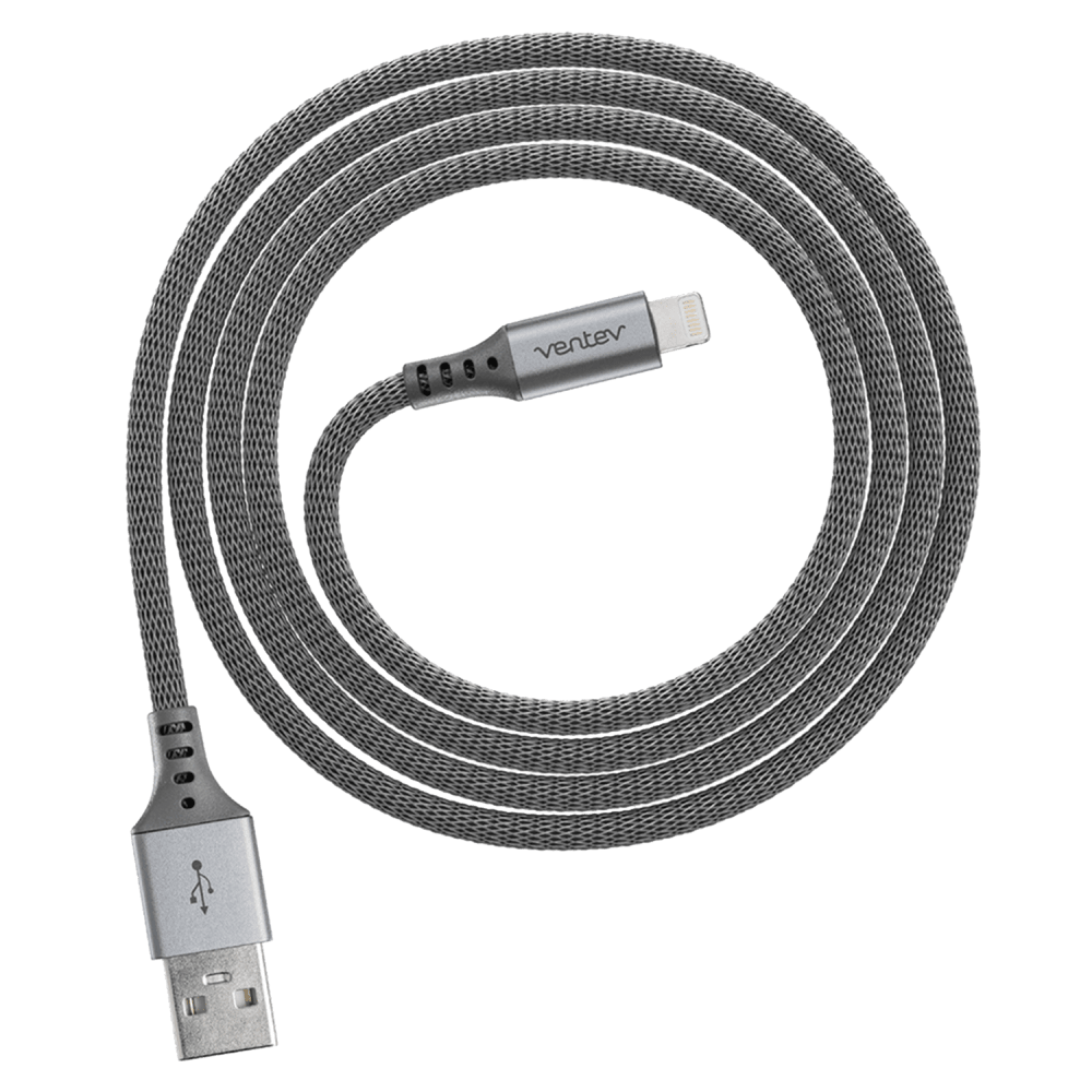 Ventev chargesync alloy USB A to Apple Lightning Cable 4ft by Ventev