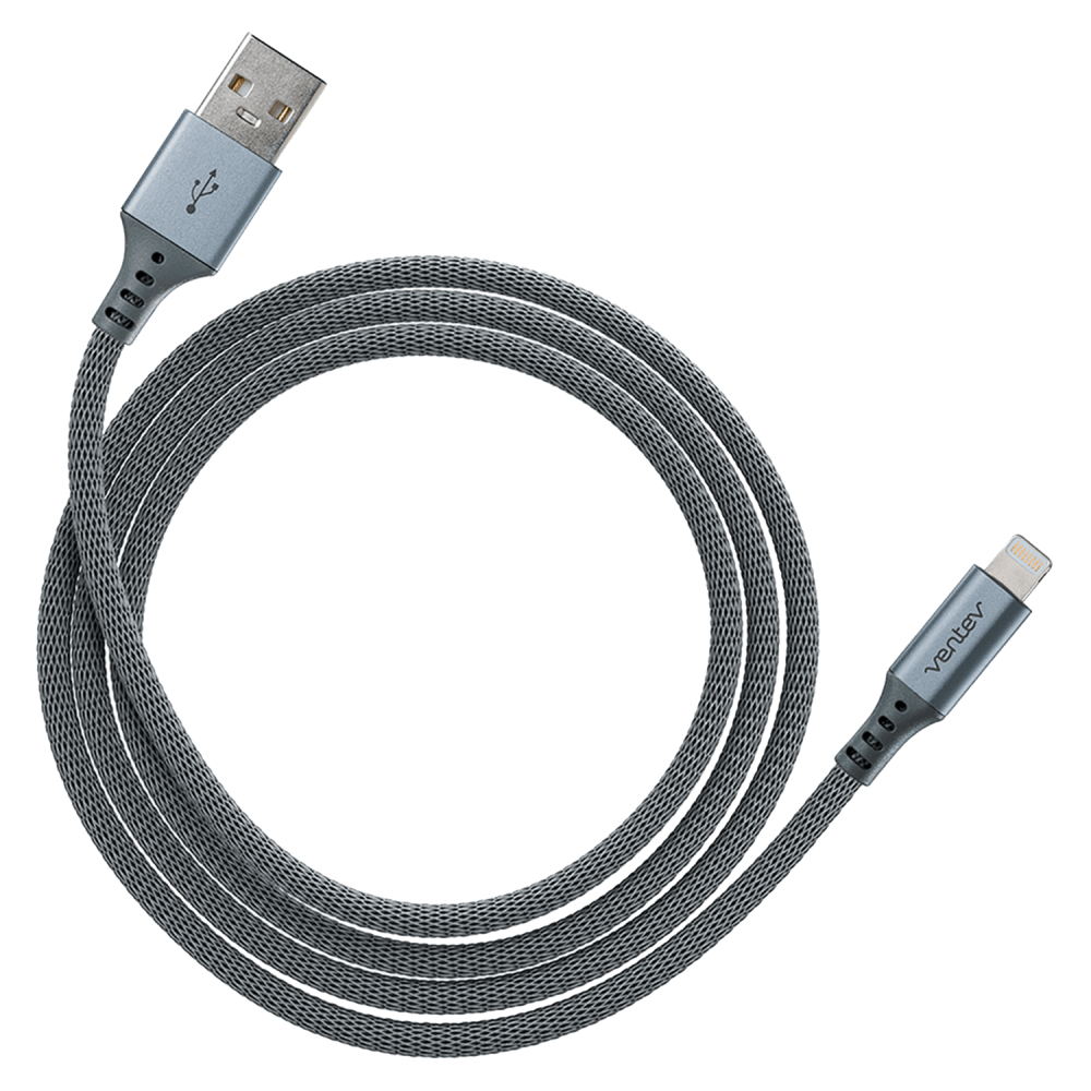 Ventev chargesync alloy USB A to Apple Lightning Cable 4ft by Ventev