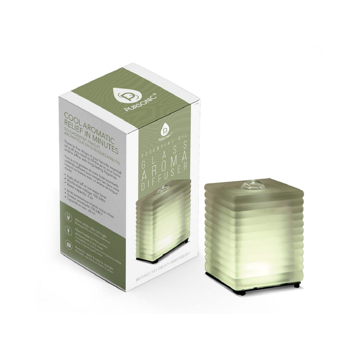 Glass Essential Oil Diffuser by Pursonic