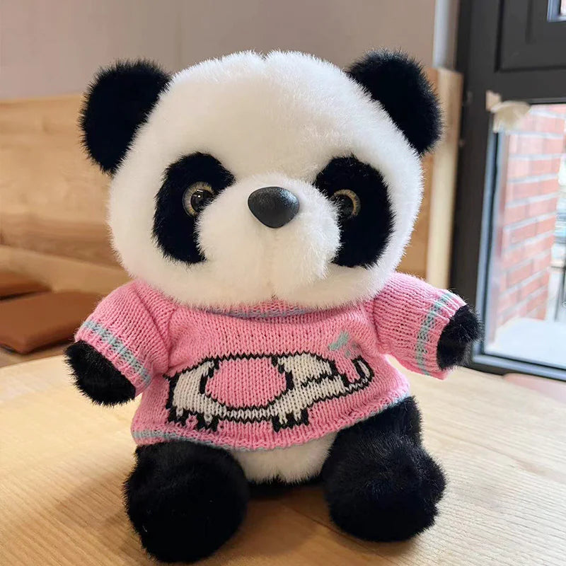 Giant Panda Sweater Plush Toy