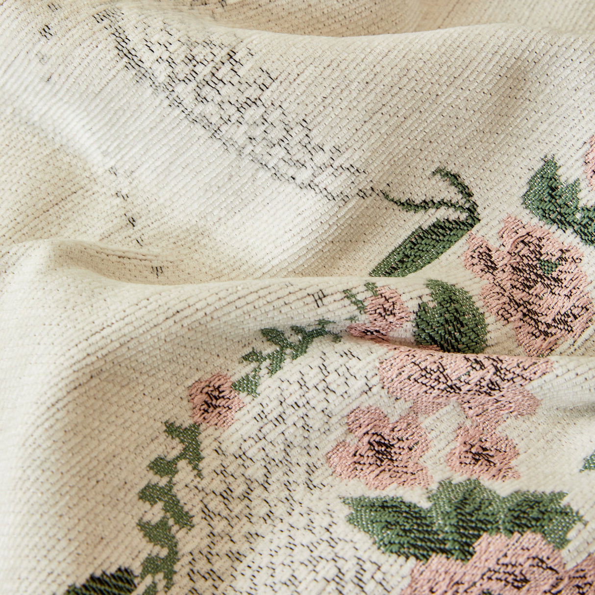 Charming French Country Floral Basket Sofa Throw Cover Rustic Farmhouse-Style Couch Cover Blankets